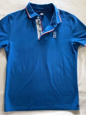 North Sails Royal Blue Polo with Red & White Trim